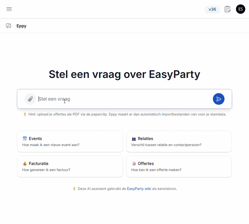 Voorbeeld van Eppy